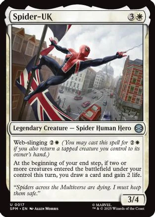 Spider-UK (SPM-017) - Marvel's Spider-Man Foil [Uncommon]