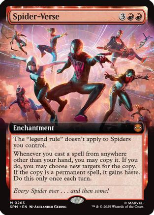 Spider-Verse (Extended Art) (SPM-263) - Marvel's Spider-Man Foil [Mythic]