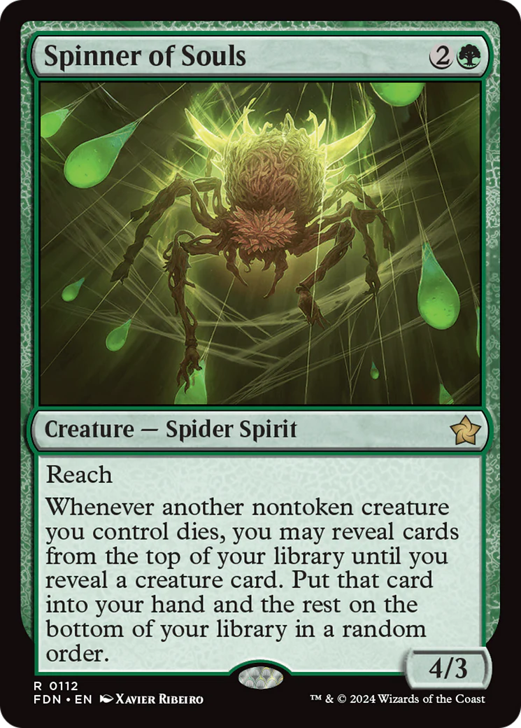 Spinner of Souls (FDN-112) - Foundations Foil [Rare]