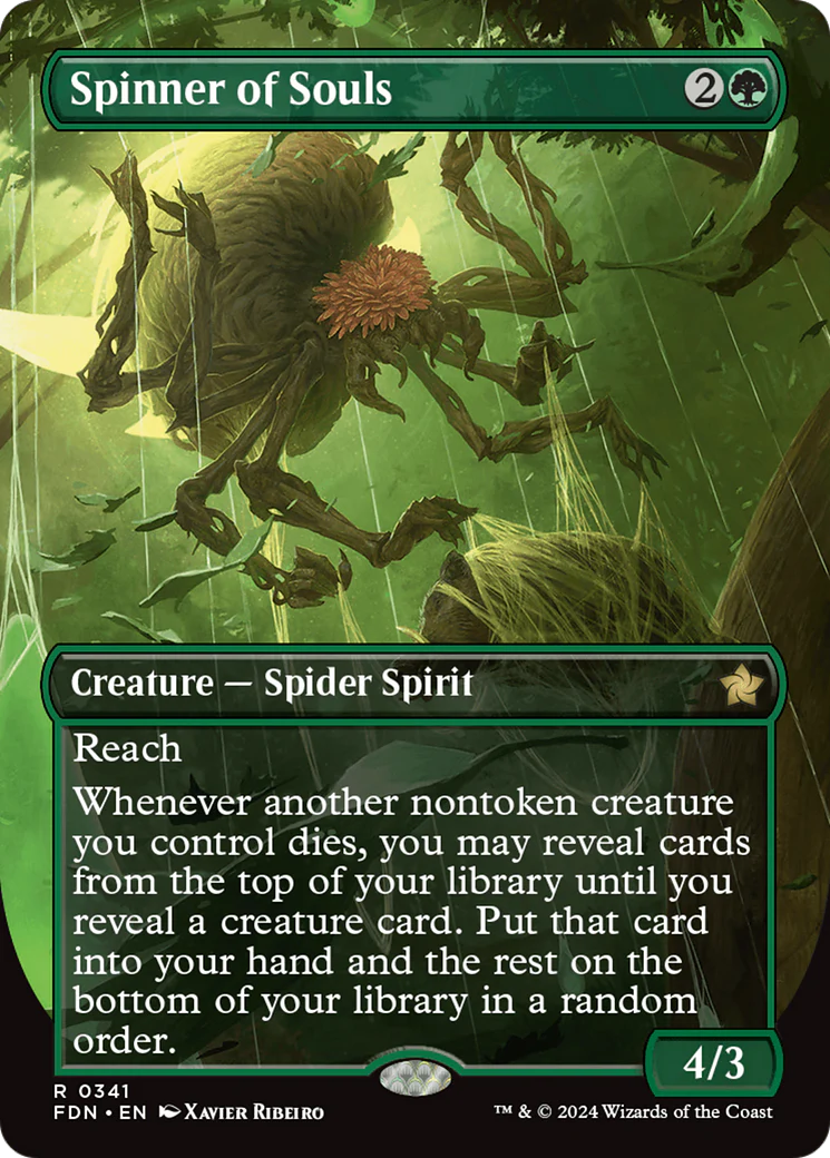 Spinner of Souls (FDN-341) - Foundations (Borderless) [Rare]