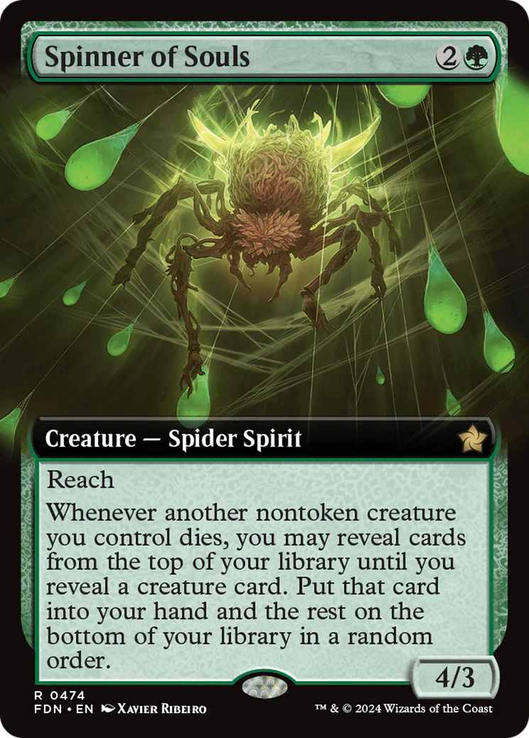 Spinner of Souls (FDN-474) - Foundations: (Extended Art) Foil [Rare]