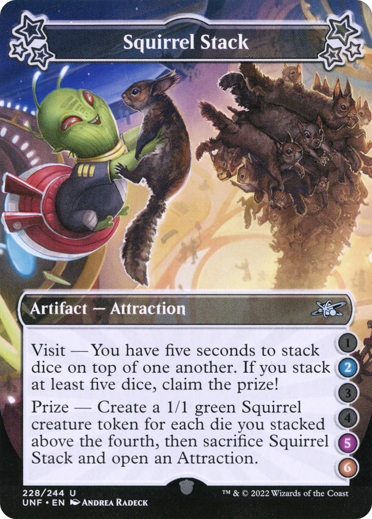 Squirrel Stack (UNF-228C) - Unfinity Foil [Uncommon]