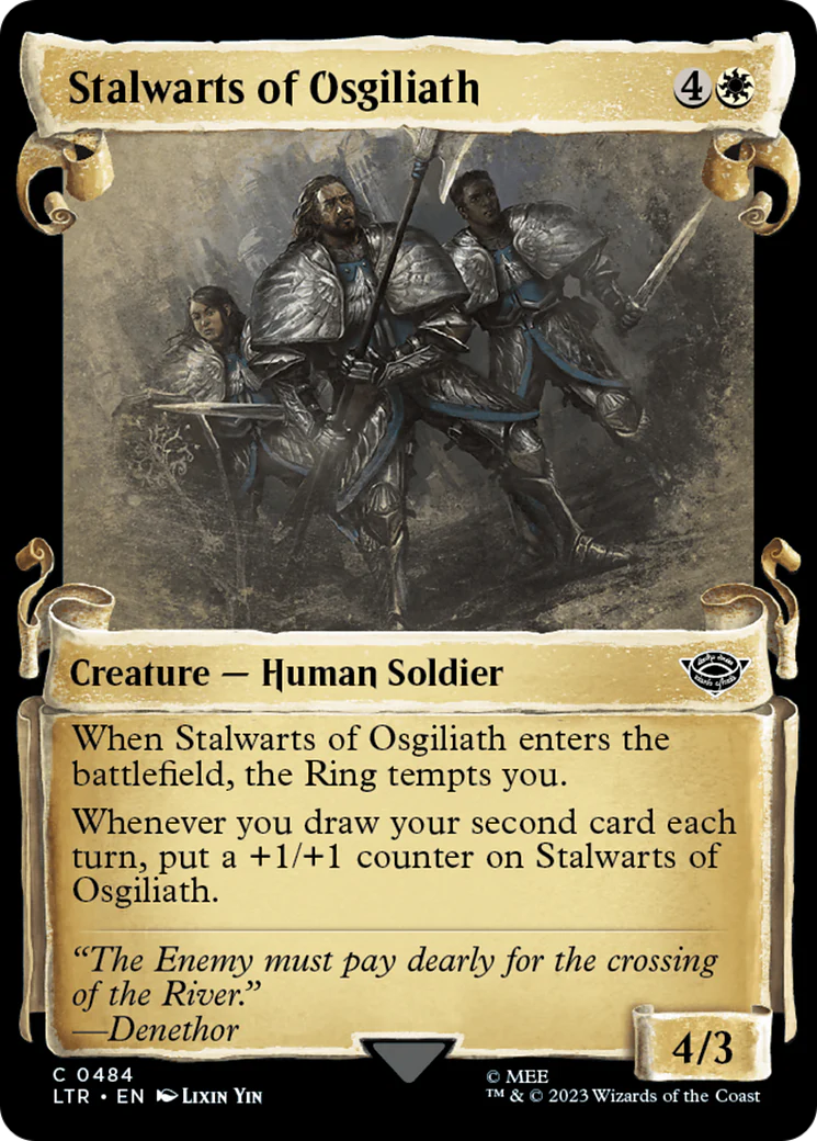 Stalwarts of Osgiliath (LTR-484) - The Lord of the Rings: Tales of Middle-earth: (Showcase) Scroll [Common]