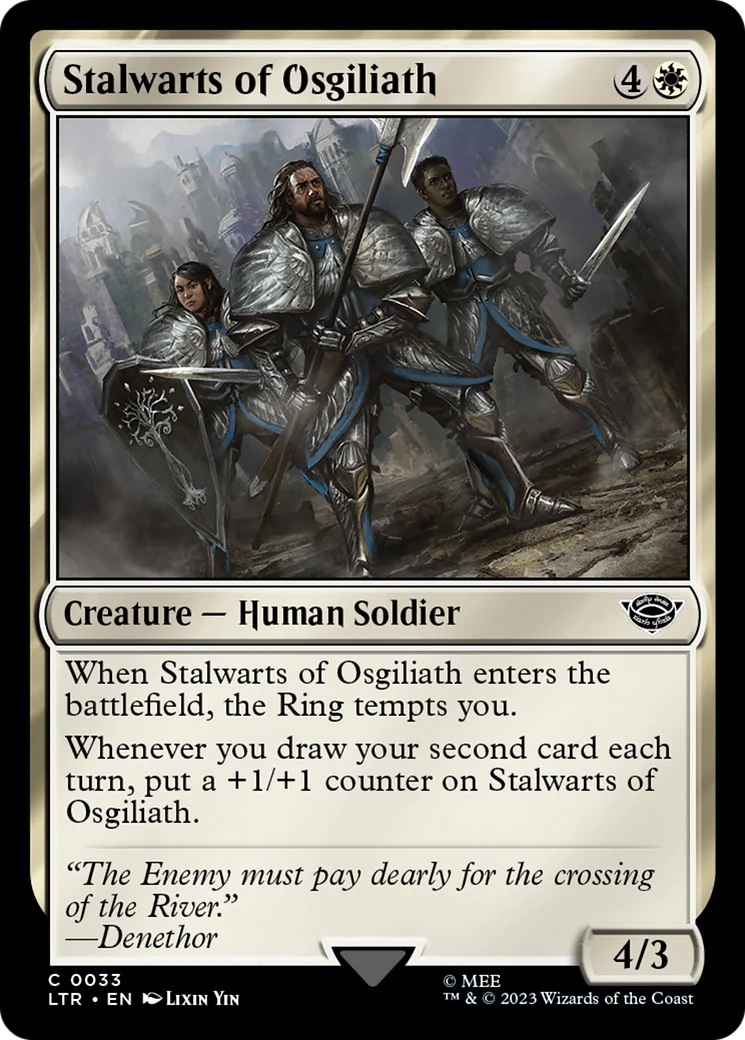 Stalwarts of Osgiliath (LTR-033) - The Lord of the Rings: Tales of Middle-earth [Common]