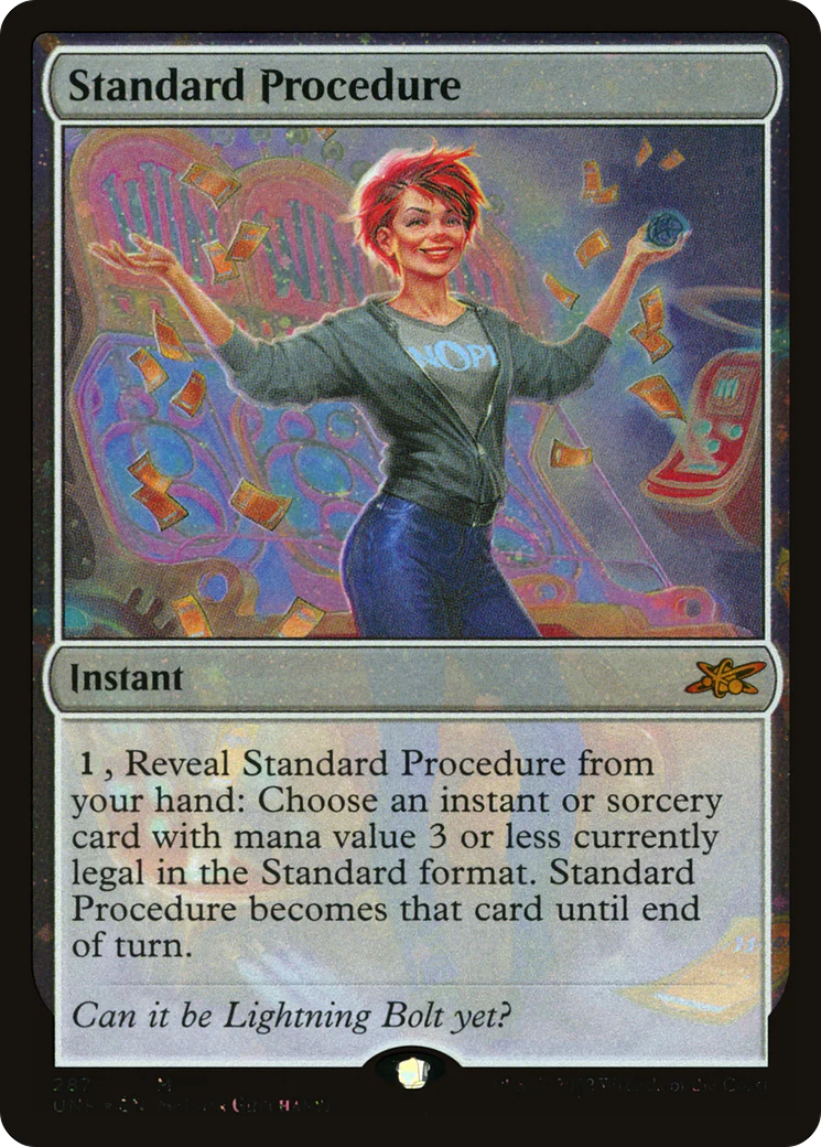 Standard Procedure (UNF-287) - Unfinity Galaxy Foil [Mythic]