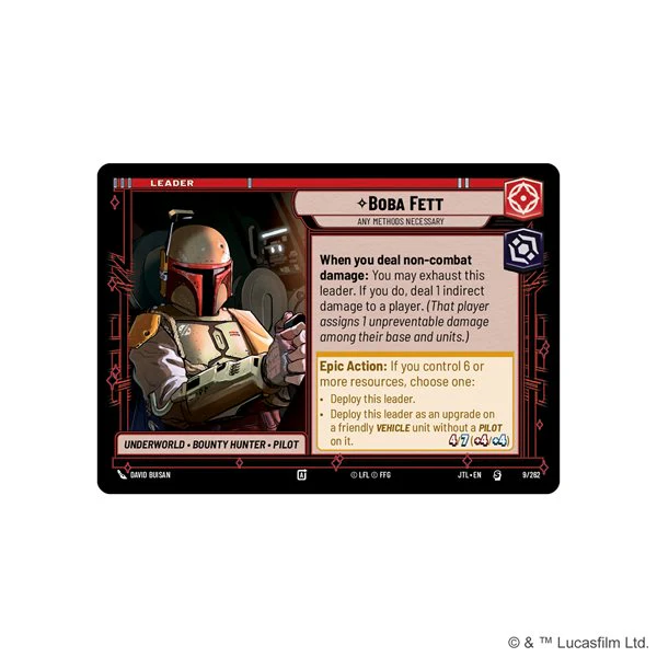 Star Wars: Unlimited:Jump to Lightspeed Spotlight Deck - Boba Fett - Image 5