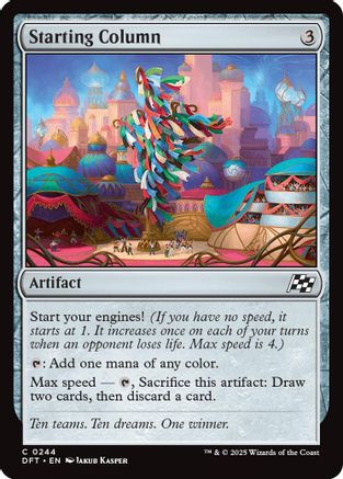 Starting Column (DFT-244) - Aetherdrift Foil [Common]