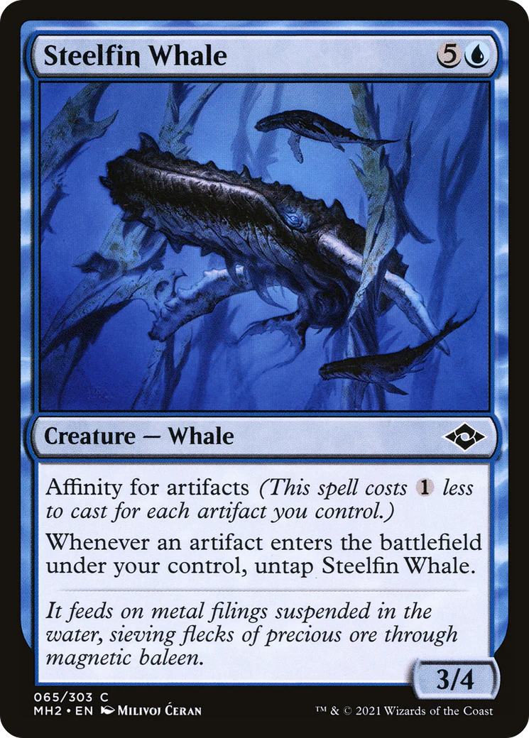 Steelfin Whale (MH2-065) - Modern Horizons 2 [Common]