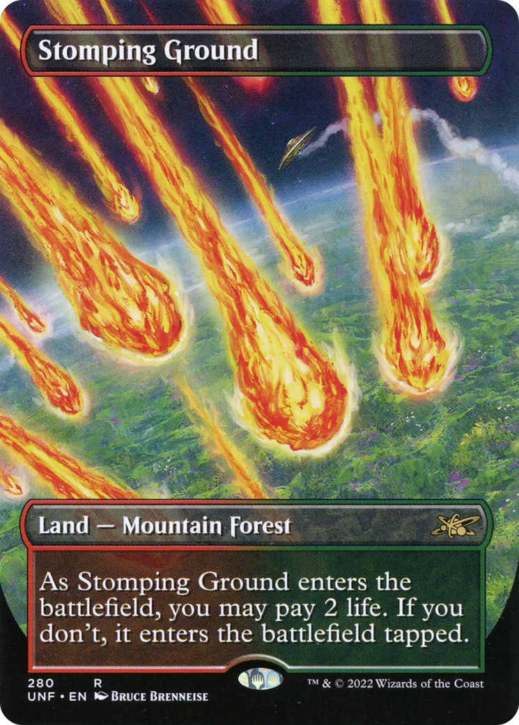 Stomping Ground (UNF-280) - Unfinity (Borderless) Foil [Rare]