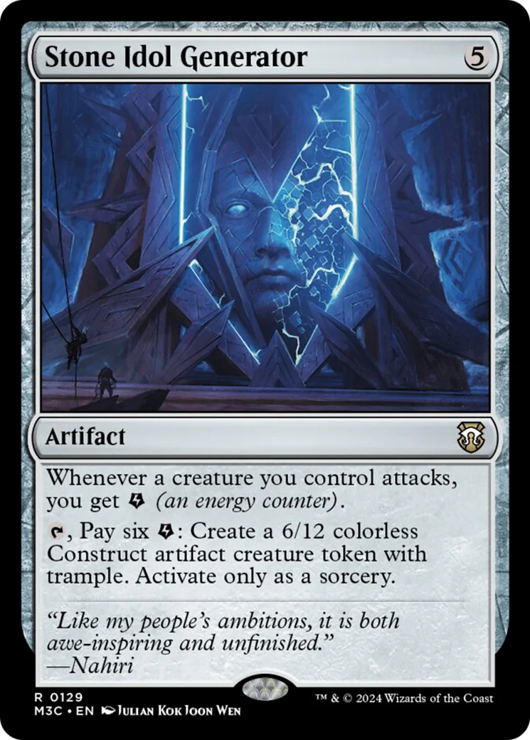 Stone Idol Generator (M3C-129) - Modern Horizons 3 Commander Foil [Rare]