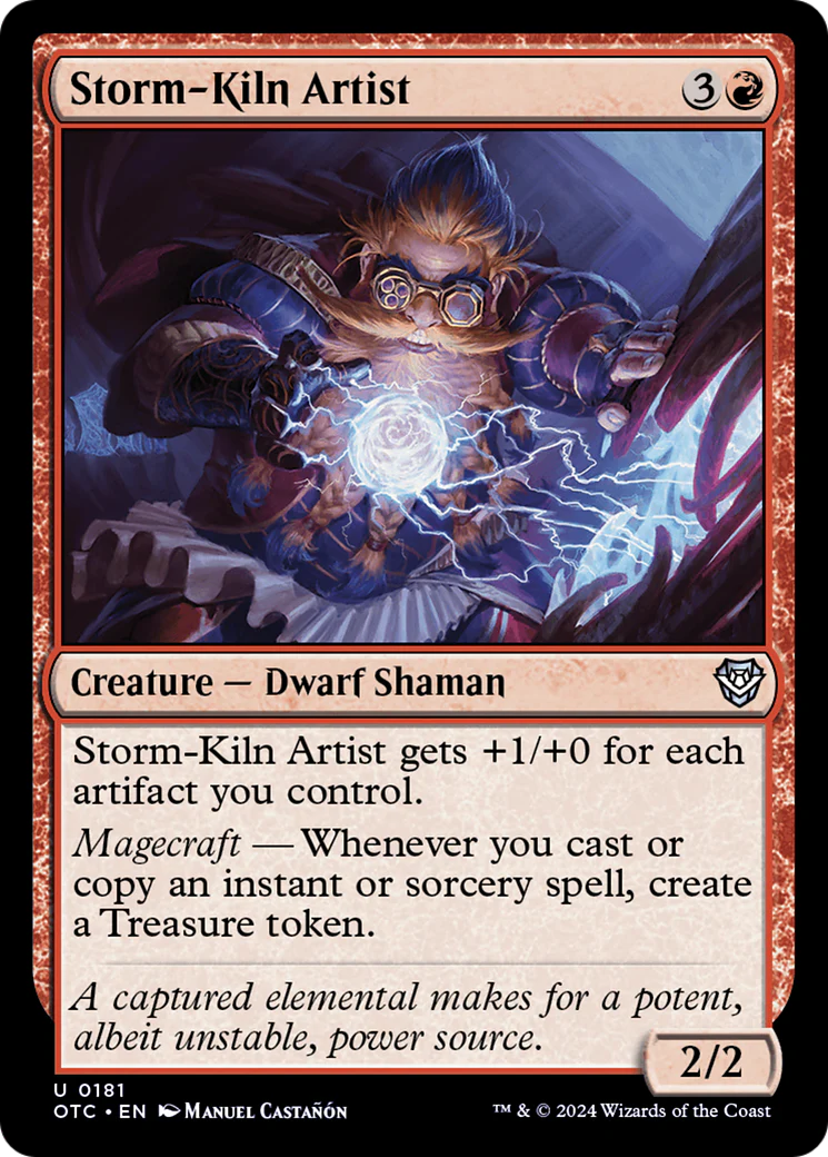 Storm-Kiln Artist (OTC-181) - Outlaws of Thunder Junction Commander [Uncommon]