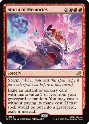 Storm of Memories (TLE-126) - Avatar: The Last Airbender: Eternal-Legal [Rare]
