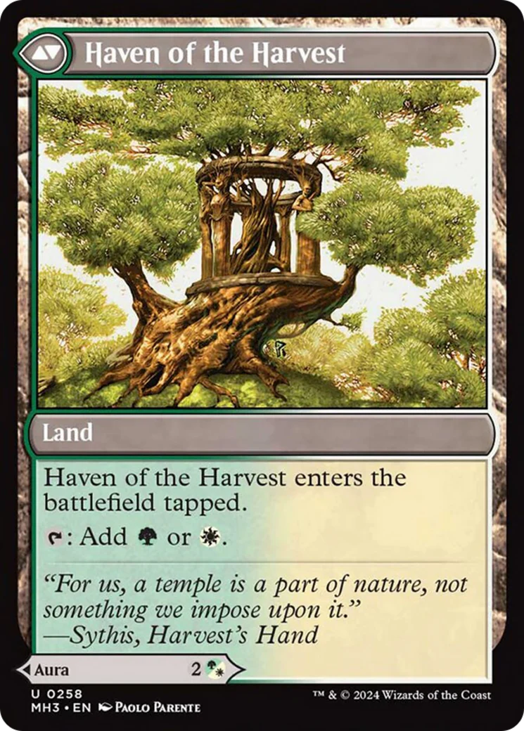 Strength of the Harvest // Haven of the Harvest (MH3-258) - Modern Horizons 3 Foil [Uncommon] - Image 2
