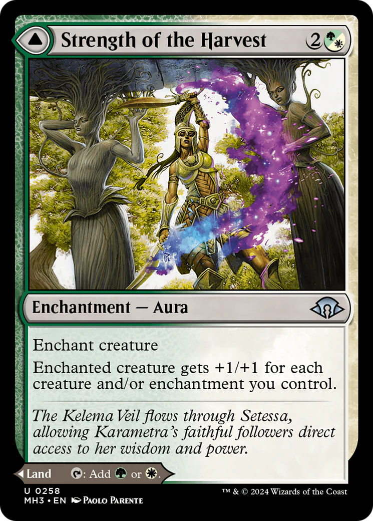 Strength of the Harvest // Haven of the Harvest (MH3-258) - Modern Horizons 3 [Uncommon] - Image 3