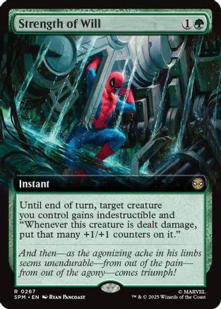Strength of Will (Extended Art) (SPM-267) - Marvel's Spider-Man [Rare]