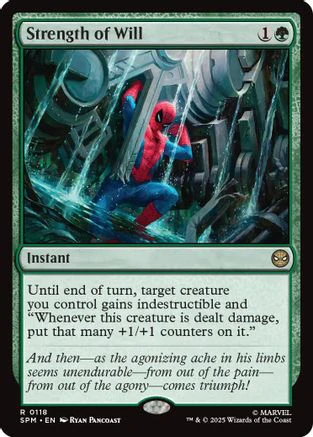 Strength of Will (SPM-118) - Marvel's Spider-Man [Rare]