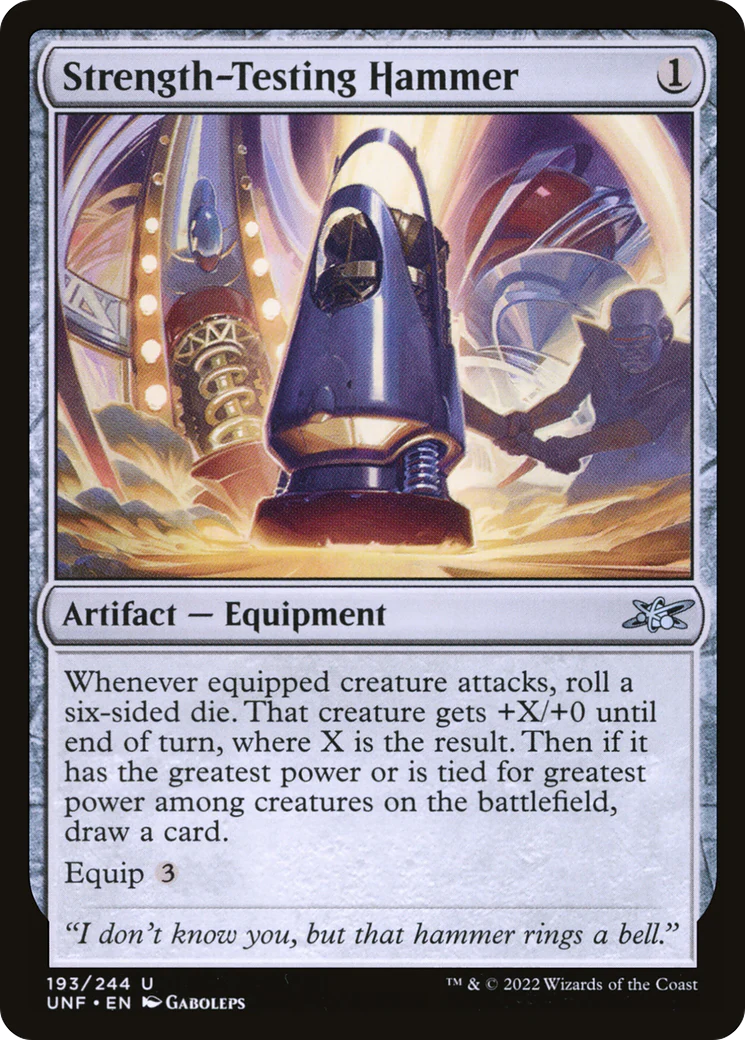 Strength-Testing Hammer (UNF-193) - Unfinity Foil [Uncommon]