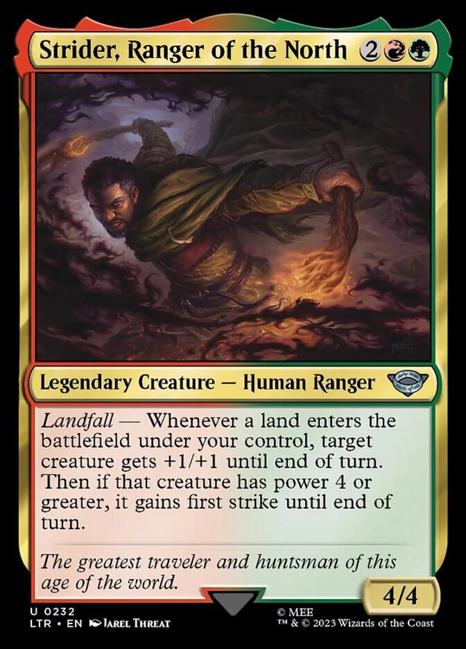 Strider, Ranger of the North (LTR-232) - The Lord of the Rings: Tales of Middle-earth [Uncommon]