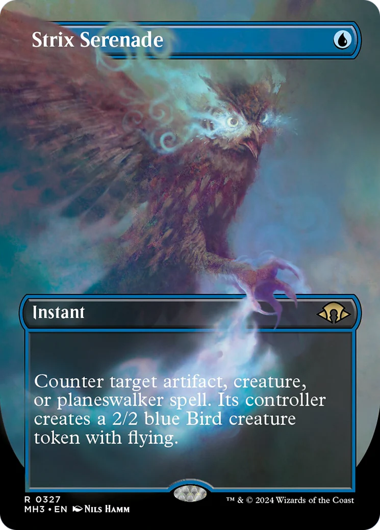 Strix Serenade (MH3-327) - Modern Horizons 3 (Borderless) [Rare]