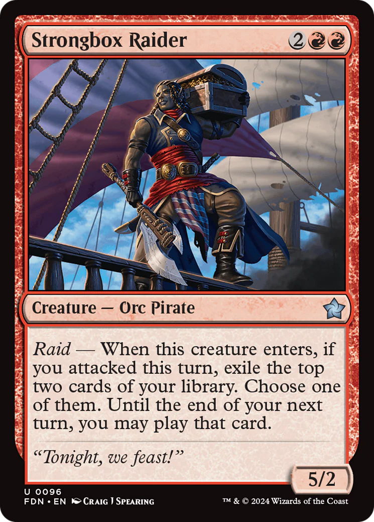 Strongbox Raider (FDN-096) - Foundations Foil [Uncommon]