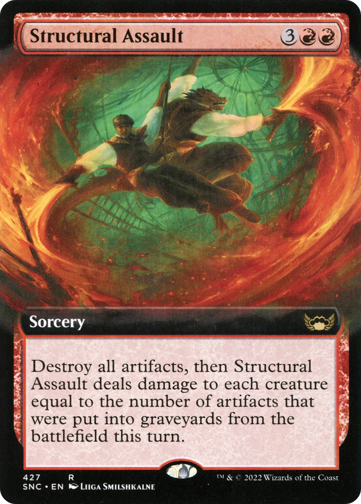 Structural Assault (SNC-427) - Streets of New Capenna: (Extended Art) Foil [Rare]