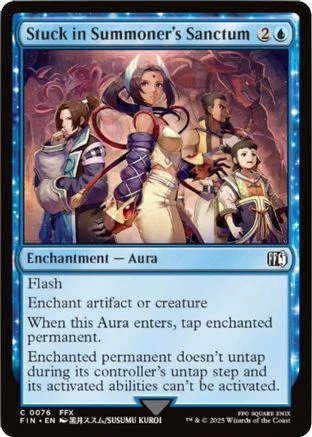 Stuck in Summoner's Sanctum (FIN-076) - FINAL FANTASY Foil [Common]
