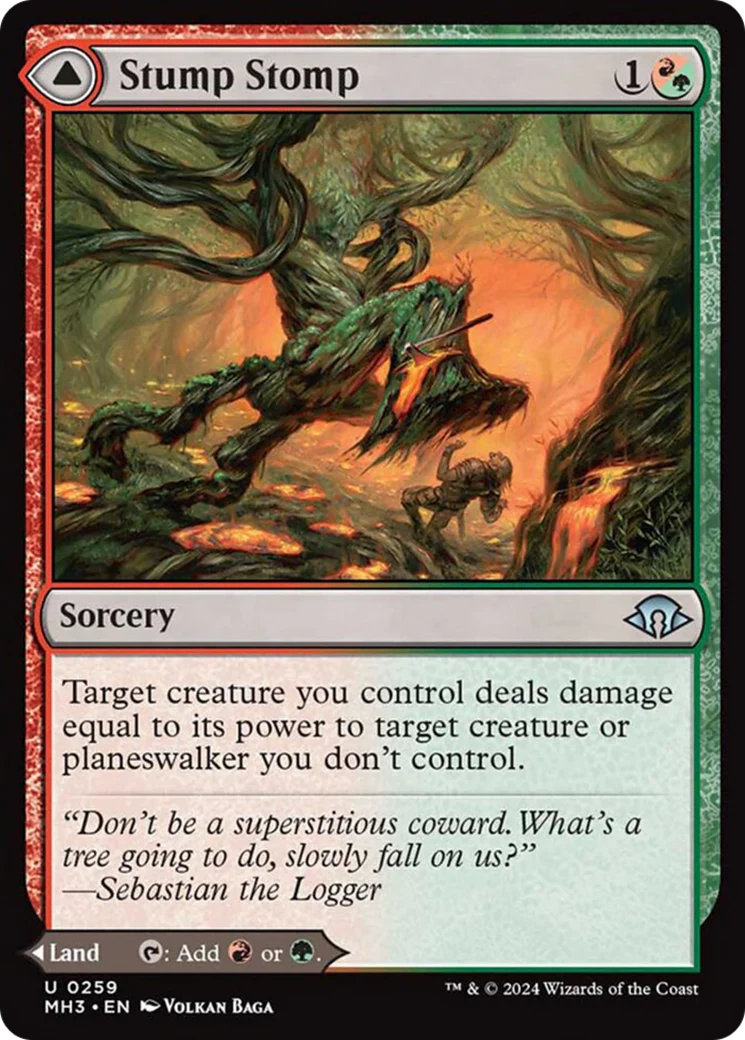 Stump Stomp // Burnwillow Clearing (MH3-259) - Modern Horizons 3 Foil [Uncommon]