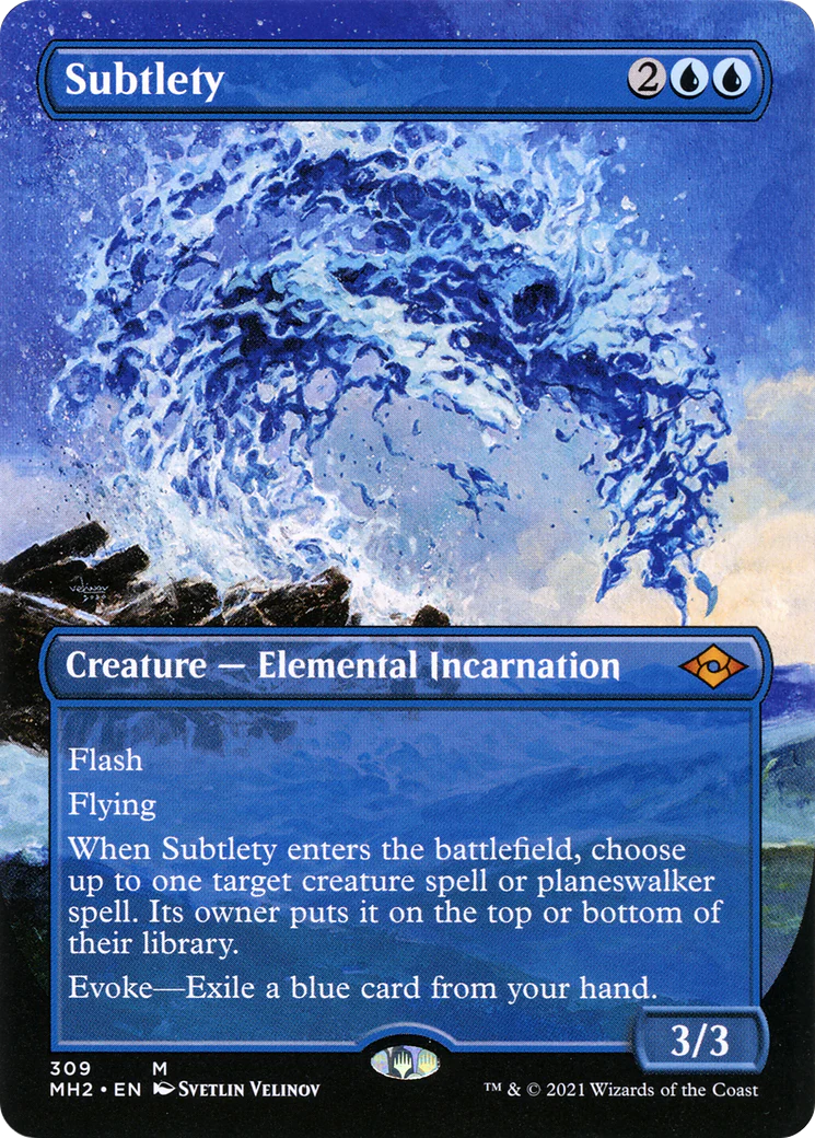 Subtlety (MH2-309) - Modern Horizons 2 (Borderless) [Mythic]