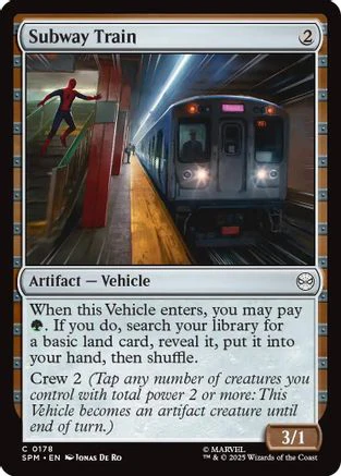 Subway Train (SPM-178) - Marvel's Spider-Man Foil [Common]