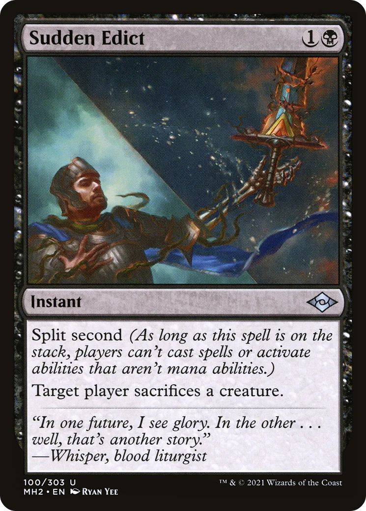 Sudden Edict (MH2-100) - Modern Horizons 2 [Uncommon]