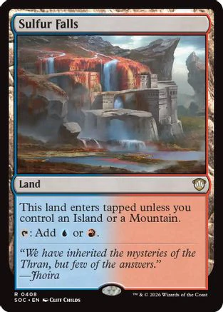 Sulfur Falls (SOC-408) - Commander: Secrets of Strixhaven [Rare]