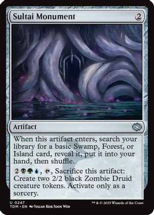 Sultai Monument (TDM-247) - Tarkir: Dragonstorm Foil [Uncommon]