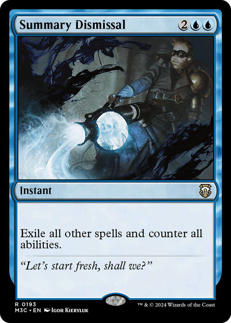 Summary Dismissal (M3C-193) - Modern Horizons 3 Commander Foil [Rare]