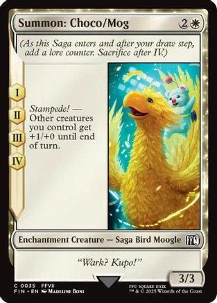 Summon: Choco/Mog (FIN-035) - FINAL FANTASY Foil [Common]