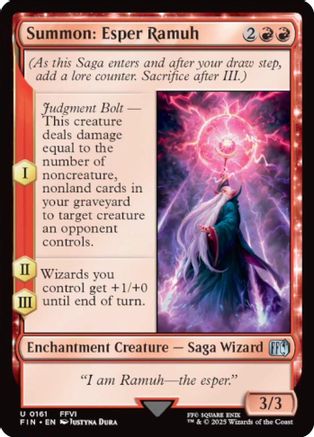 Summon: Esper Ramuh (FIN-161) - FINAL FANTASY [Uncommon]