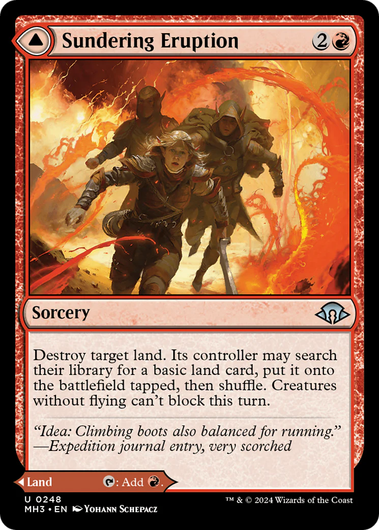 Sundering Eruption // Volcanic Fissure (MH3-248) - Modern Horizons 3 [Uncommon]