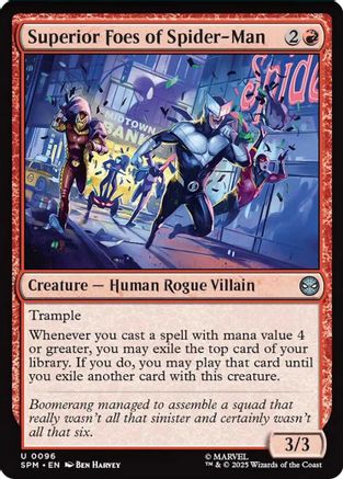 Superior Foes of Spider-Man (SPM-096) - Marvel's Spider-Man Foil [Uncommon]