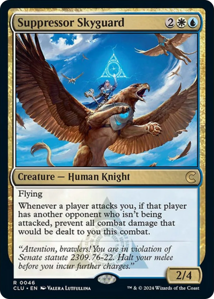 Suppressor Skyguard (CLU-046) - Ravnica: Clue Edition [Rare]