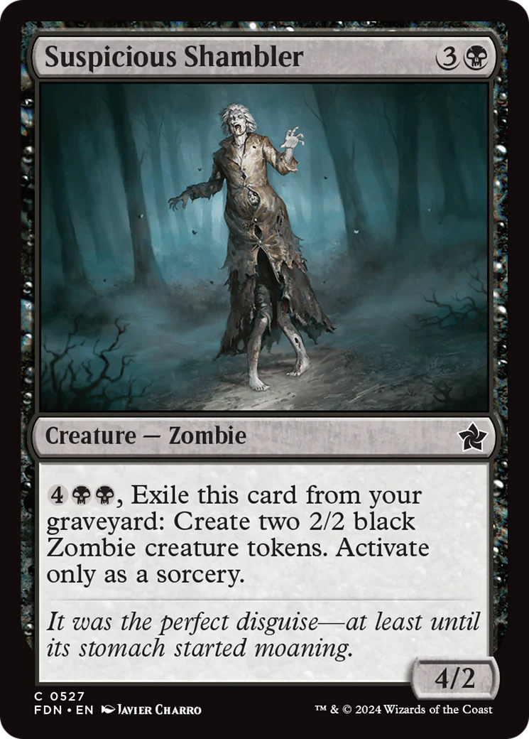 Suspicious Shambler (FDN-527) - Foundations [Common]