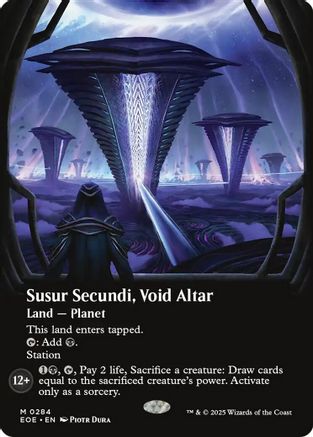 Susur Secundi, Void Altar (Borderless) (EOE-284) - Edge of Eternities Foil [Mythic]
