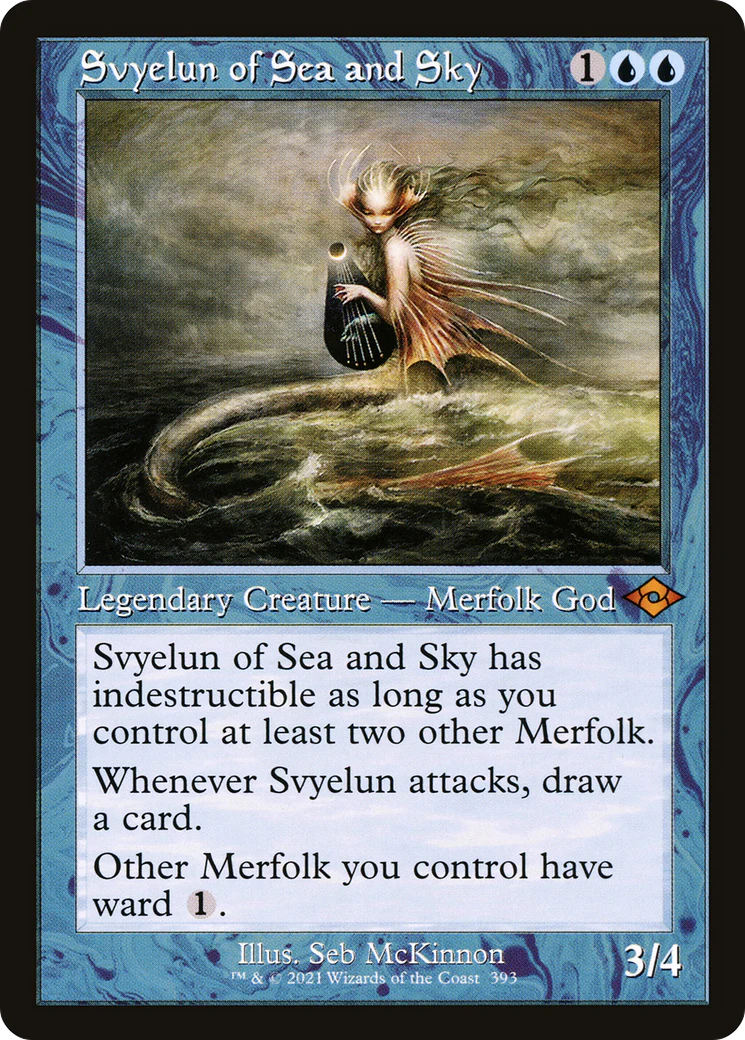 Svyelun of Sea and Sky (MH2-393) - Modern Horizons 2 Foil [Mythic] Retro Frame