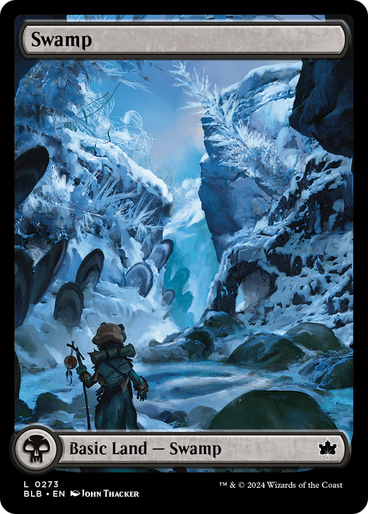Swamp (BLB-273) - Bloomburrow Foil [Common]