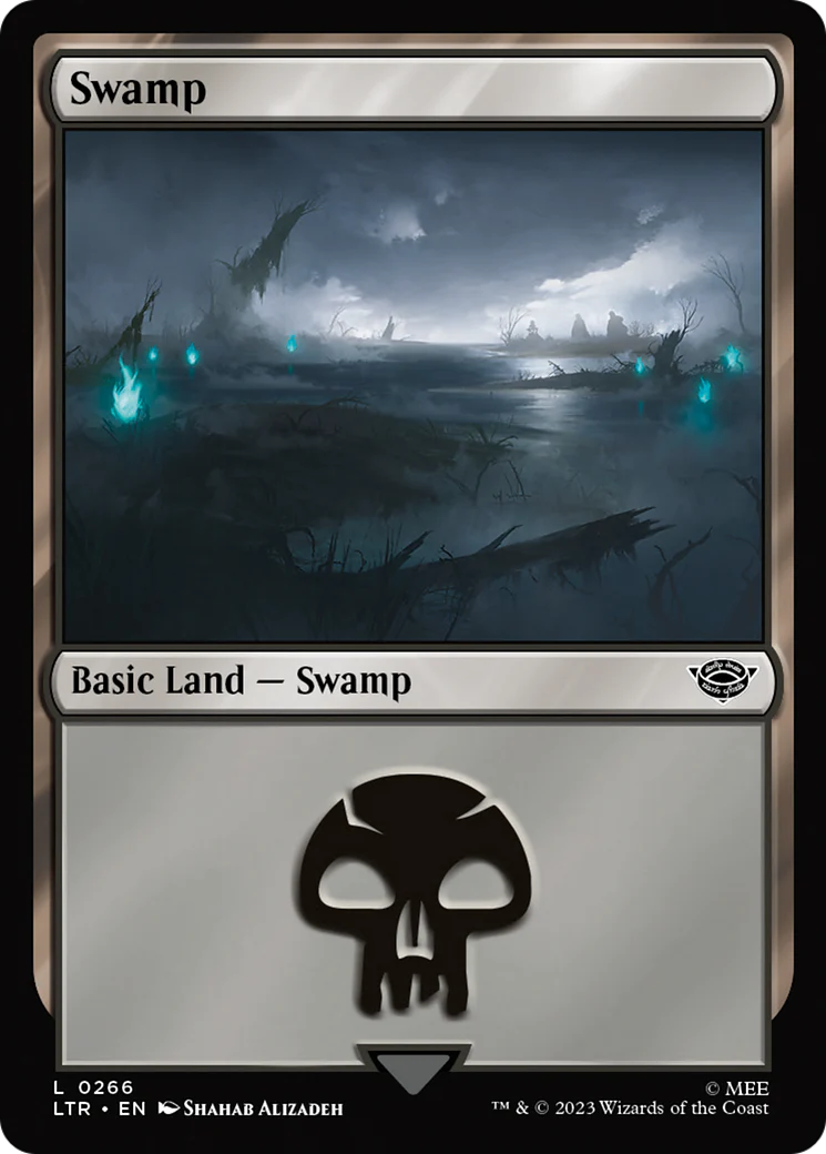 Swamp (LTR-266) - The Lord of the Rings: Tales of Middle-earth Foil [Common]
