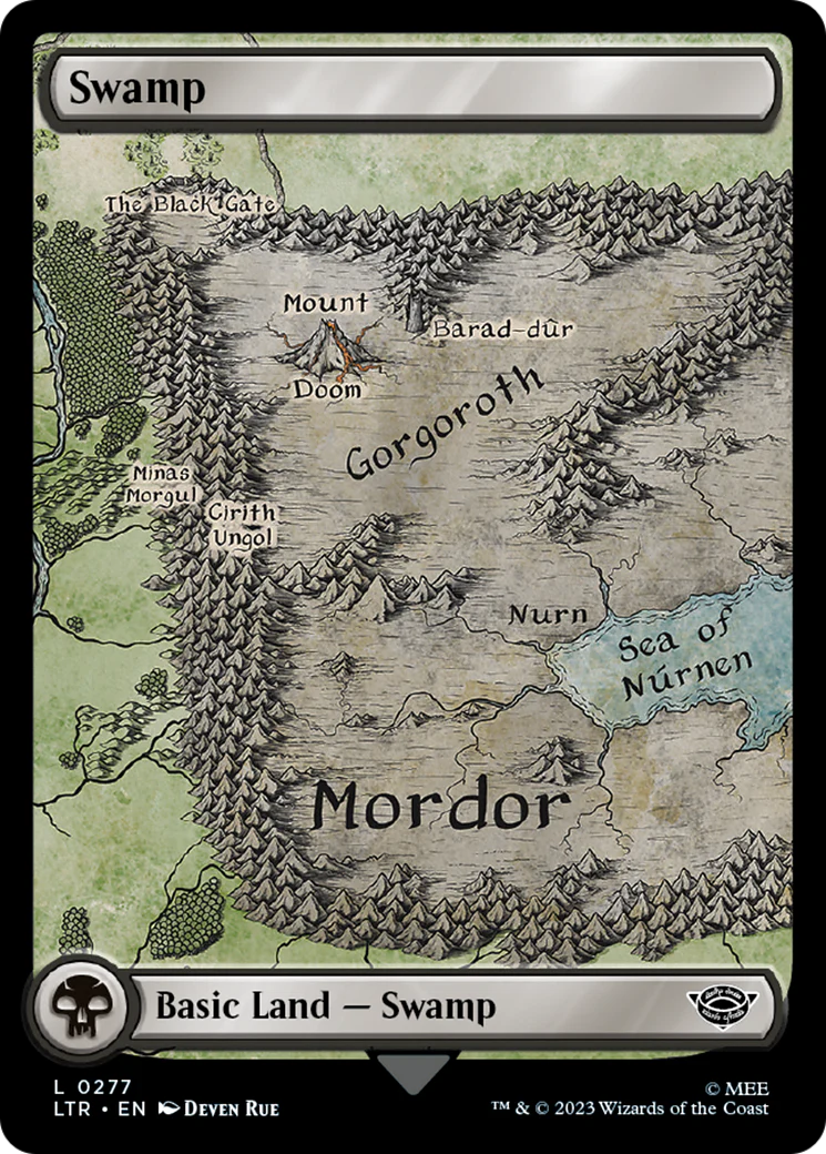 Swamp (LTR-277) - The Lord of the Rings: Tales of Middle-earth Foil [Common]