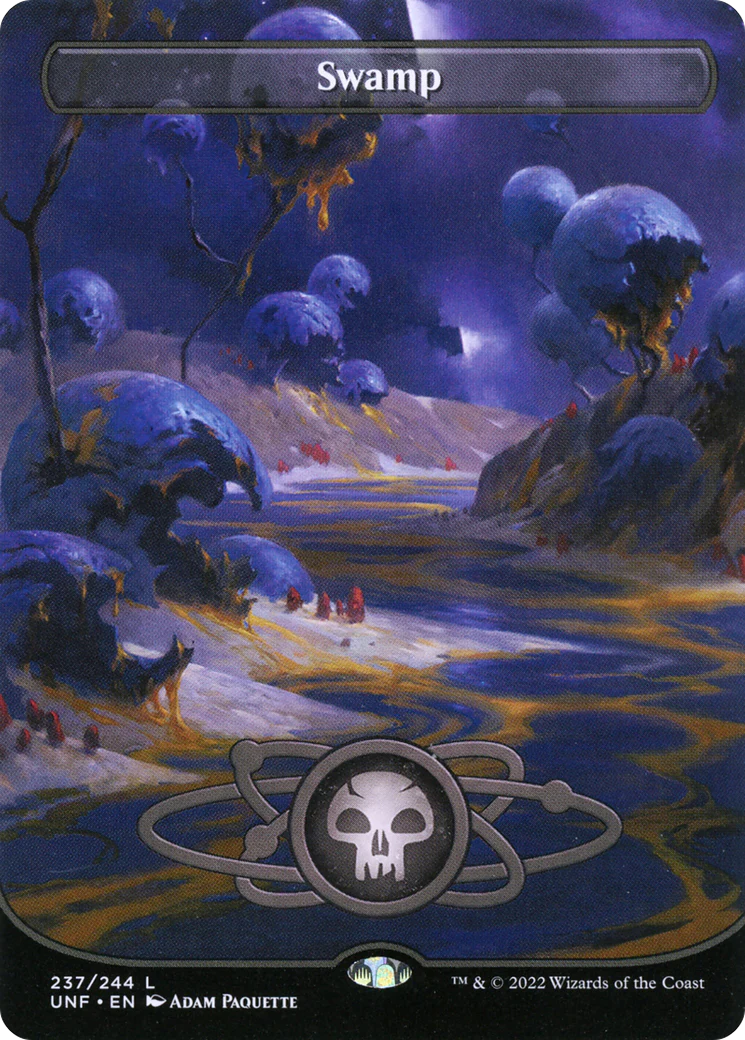 Swamp (UNF-237) - Unfinity (Borderless) Foil [Common]