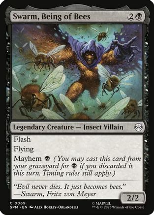Swarm, Being of Bees (SPM-069) - Marvel's Spider-Man Foil [Common]