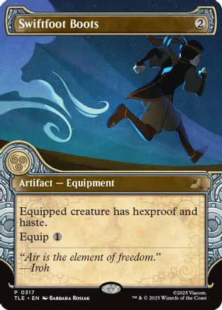 Swiftfoot Boots (Showcase) (TLE-317) - Avatar: The Last Airbender: Eternal-Legal [Promo]