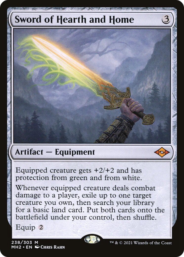 Sword of Hearth and Home (MH2-238) - Modern Horizons 2 Foil [Mythic]