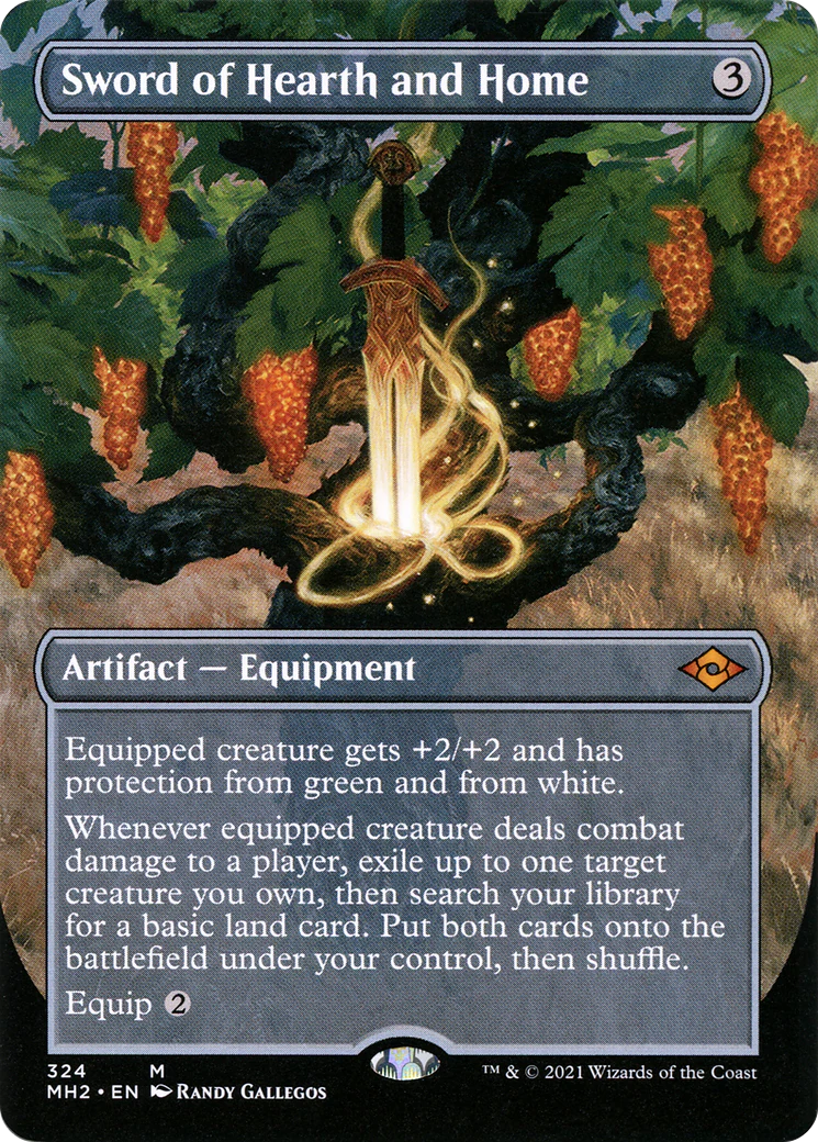 Sword of Hearth and Home (MH2-324) - Modern Horizons 2 (Borderless) [Mythic]