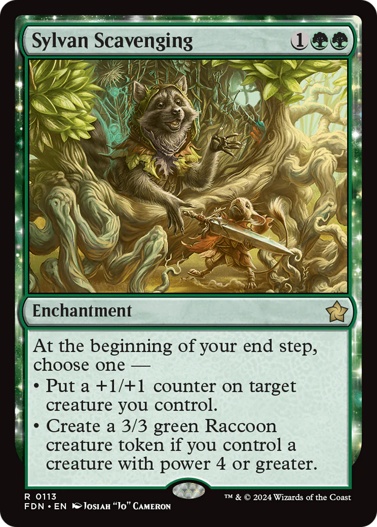 Sylvan Scavenging (FDN-113) - Foundations [Rare]